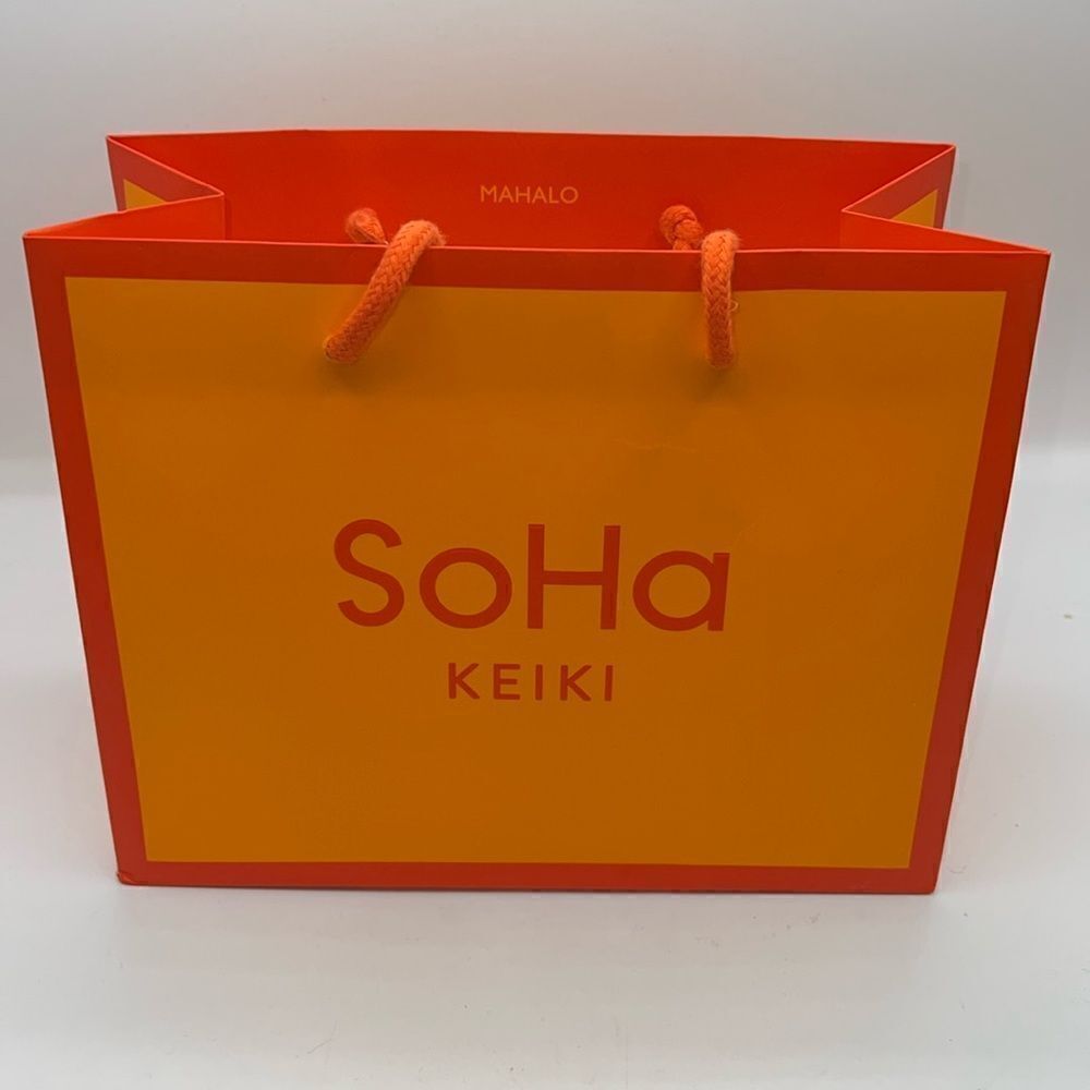 SOHA KEIKI Orange Shopping bag